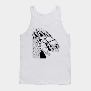 mechagodzilla ecopop in kaiju art wallpaper Tank Top